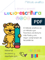 Lecto-Escritura Maca Método Análitico