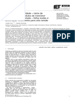 IET Poder Eletrônicos: Temperatura – umidade – teste de polarização em módulos de transistor bipolar de porta isolada – falha modos e aceleração vencimento para alta tensão