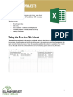 Excel Basics Projects Handout 111416VH