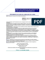 Código de Normas dos Serviços Notariais e de Registro de Pernambuco