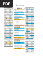 HE Academic Calendar TRIMESTER BATCH 2