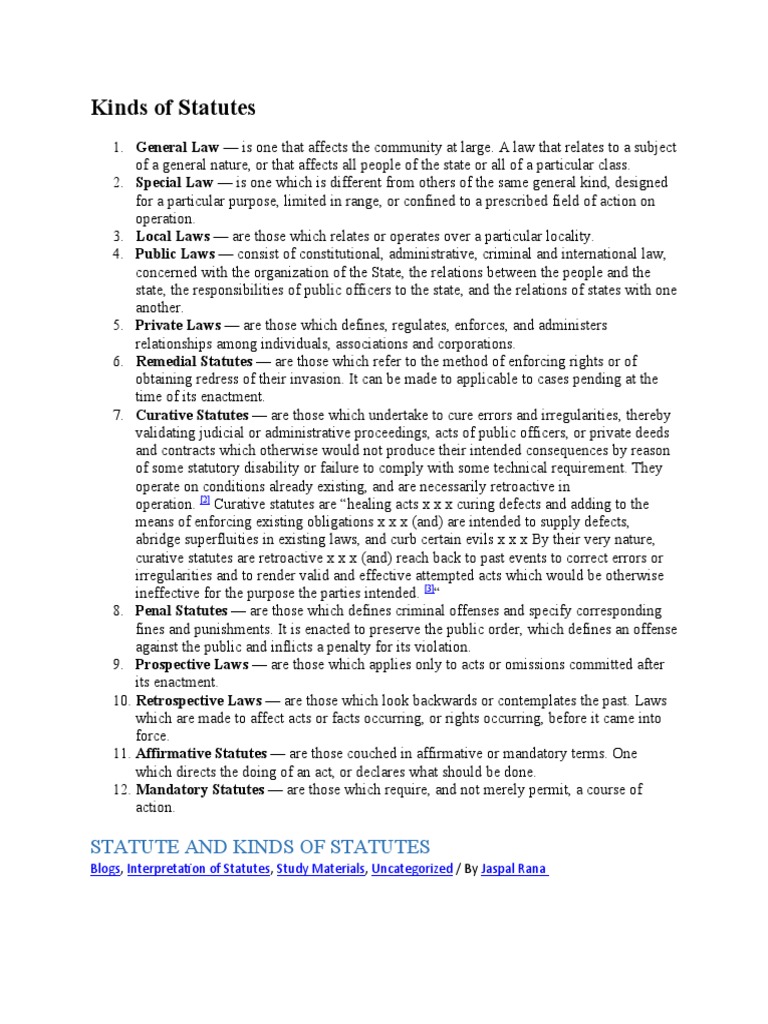 Statutes PDF Crimes Crime & Violence