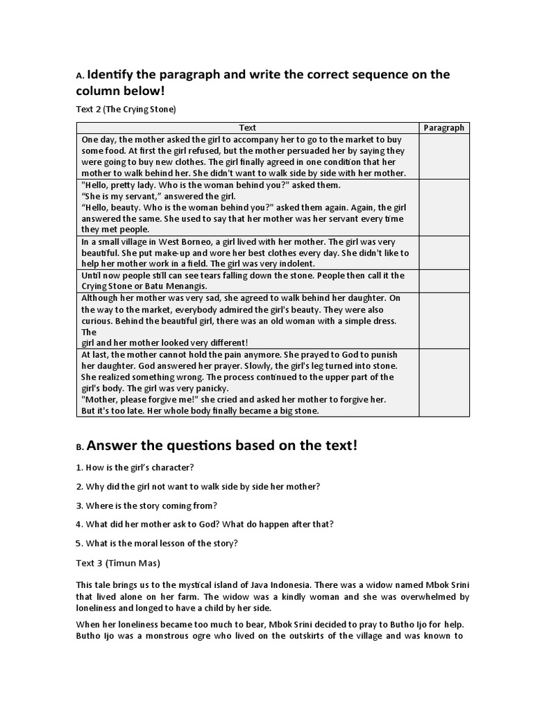 Text Narrative 1 Pdf