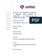 S1 Tarea 1 1 El Taylorismo, El Fordismo y Toyotismo Como Modelos de Producción y Su Impacto en Las Relaciones de Trabajo