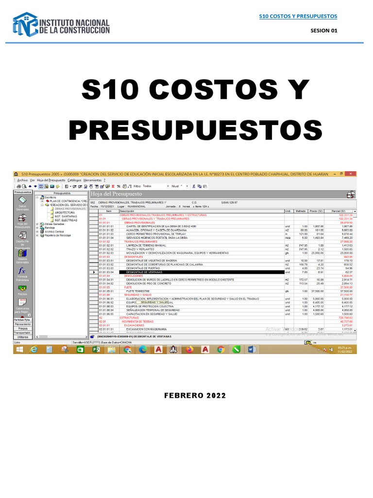 Guía de S10: Costos y Presupuestos | PDF | Presupuesto | Economias