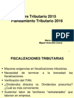 Cierre Tributario 2015 Planeamiento 2016
