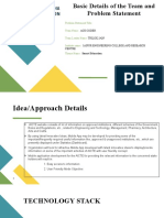 Codercube Final Presentation Format - SIH 2022 - College