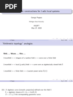 kazuya P Adic Hodge Final | PDF | Field (Mathematics) | Group