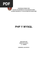Download Ensayo PHP y Mysql by willennys SN59522503 doc pdf