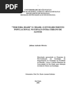 "Terceira Idade" e cidade