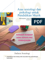 Asas Sosiologi Dan Psikologi Untuk Pendidikan Muzik