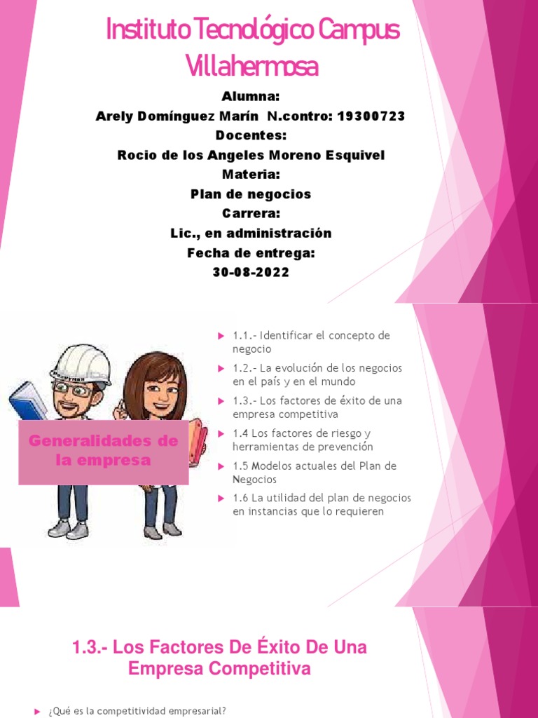 Factores Clave para el Éxito Empresarial | PDF | Riesgo | Modelo de negocio