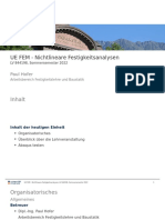 UE FEM - Nichtlineare Festigkeitsanalysen: Paul Hofer