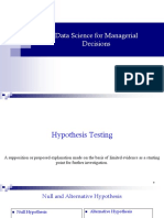 Hypothesis Testing