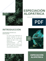 Especiacion Alopatrica