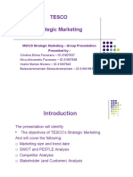 TESCO Strategic Marketing Analysis