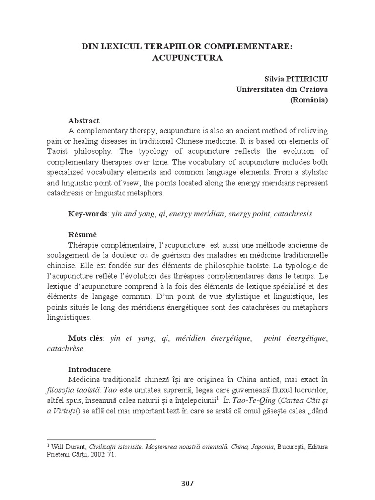 Terapii Complementare | PDF