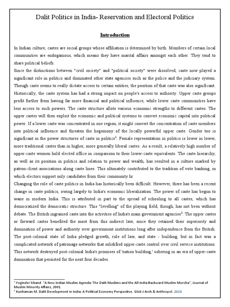 Dalit Politics In India Download Free Pdf Dalit