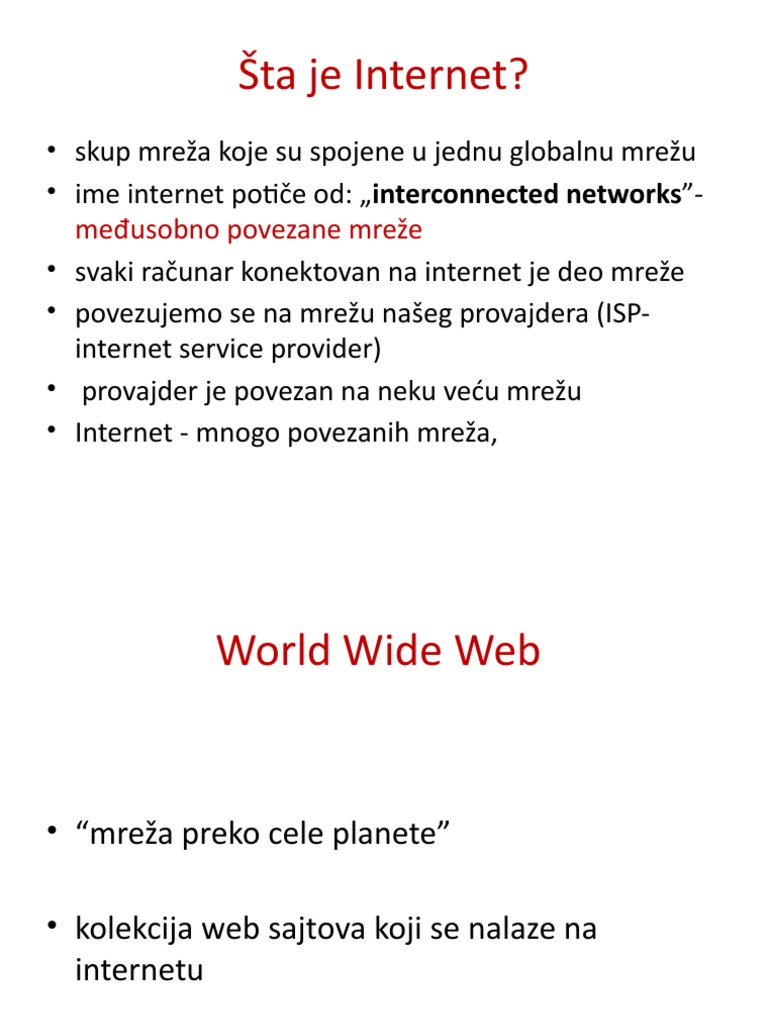 Kako Radi Internet | PDF