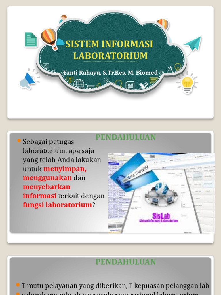 Pertemuan 1 Sistem Informasi Laboratorium | PDF