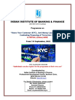 KYC, AML & CFT Virtual Programme