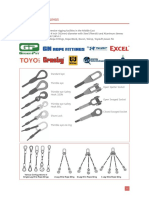 Wire Rope Sling Data Sheet