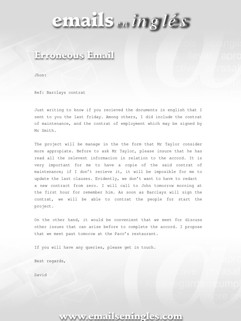 Follow-Up on Erroneous Email | PDF | Law