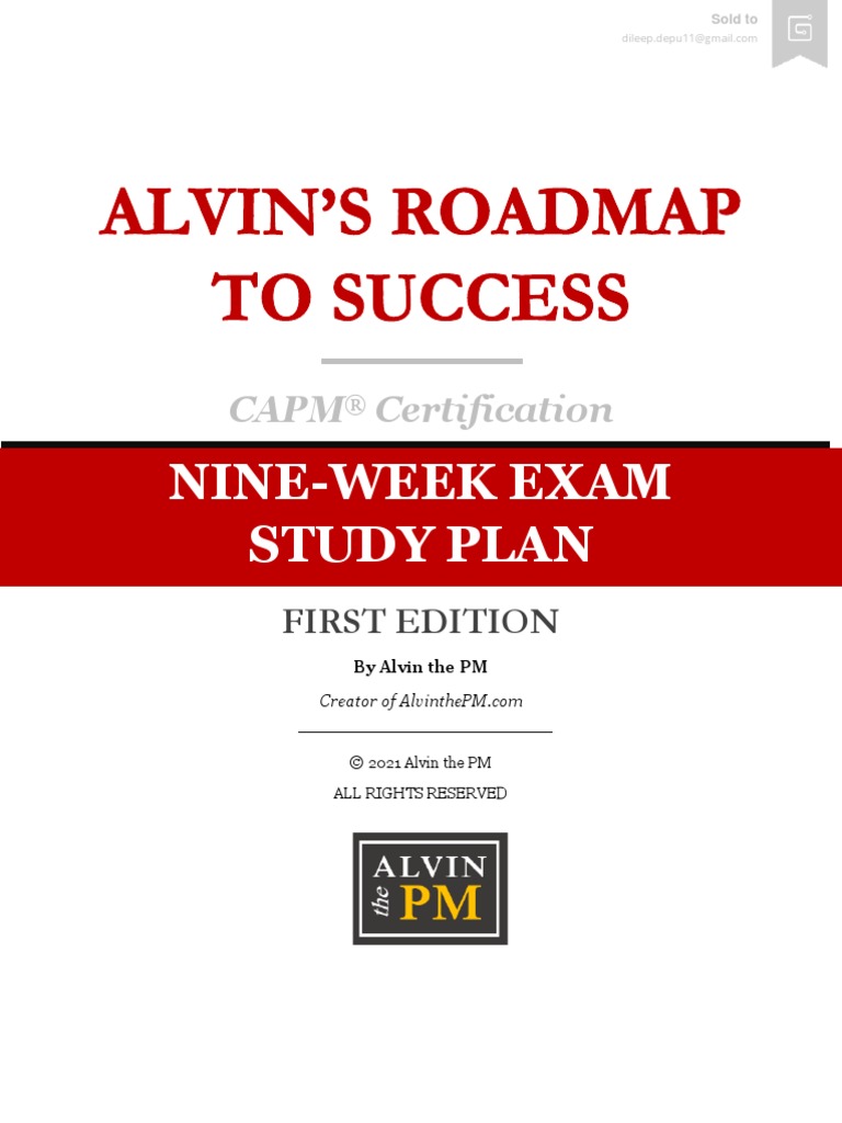 14A BONUS 04A Alvin Exam Roadmap To Success | PDF | Copyright | Project ...