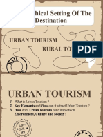 Urban and Rural Tourism