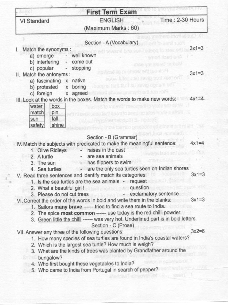 namma-kalvi-6th-standard-english-term-1-question-paper-218748-pdf