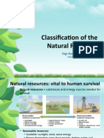 ENVISOC (2) - Classification of The Natural Resources