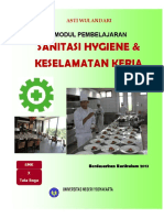 Modul Sanitasi Hygiene Dan Keselamatan K-35463086