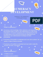 1 - Numeracy and Development