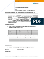 iGCSE - Chem - Worksheet 2 - Elements