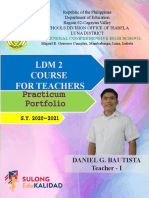 LDM Final Practicum Portfolio Daniel G Bautista