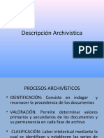 Procesos y servicios archivísticos