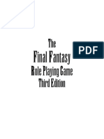 Final Fantasy RPG Third Edition Core Rulebook