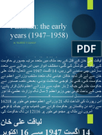 Pakistan The Early Years (1947-1958)