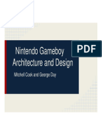 Nintendo Gameboy Architecture and Design: Mitchell Cook and George Day