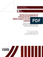 Efectos de Un Programa de Estimulación Del Lenguaje en Adultos Mayores Con Envejecimiento Comunicativo Normal