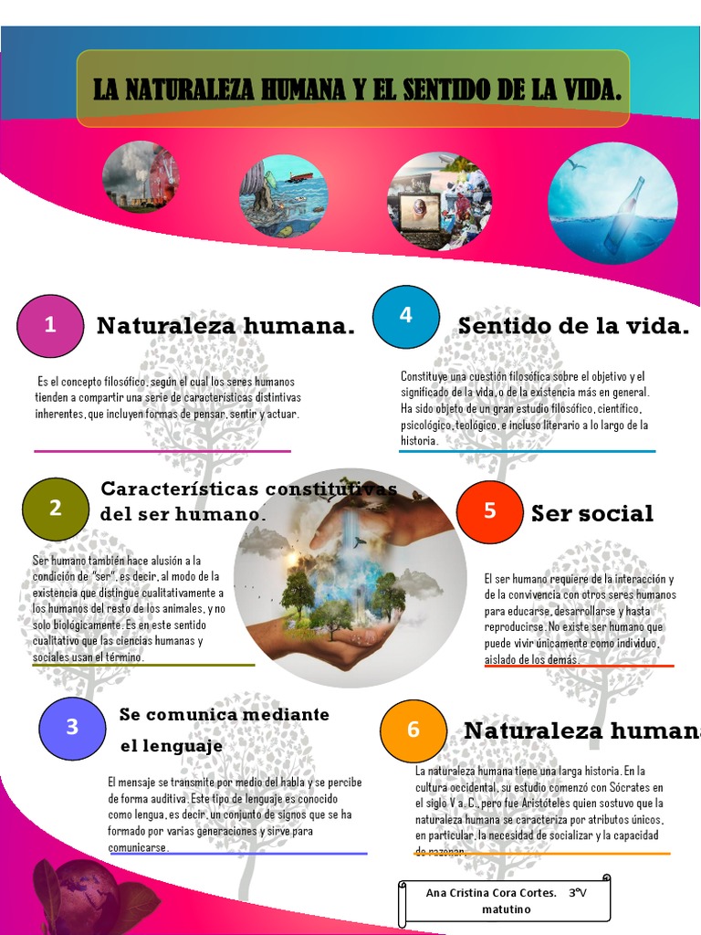 Infografia 1 | PDF | La naturaleza humana | Significado de la vida