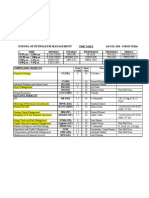 4th MBA 2010 TIME-TABLE