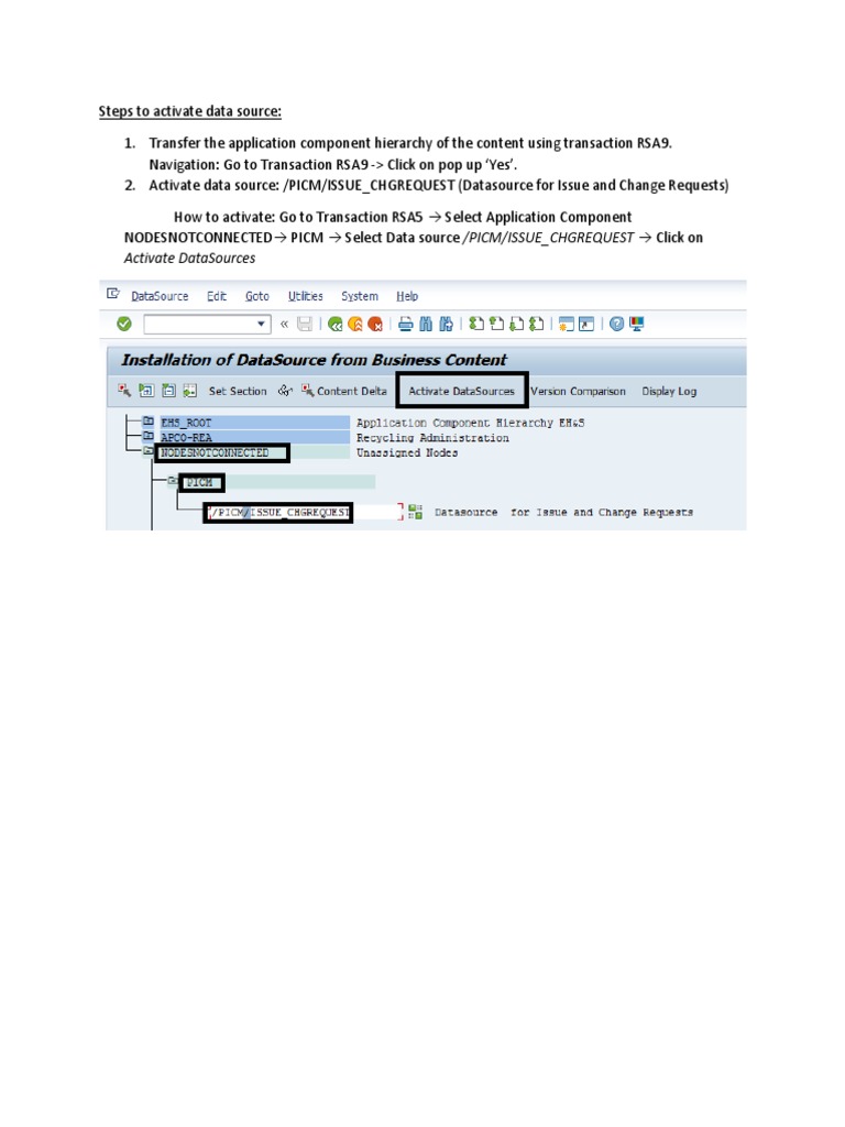 Activate Data Source for Issue Requests | PDF | Computers