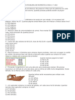 Situações Problema de Matemática para o 7 Ano