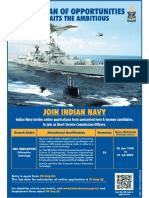 Indian Navy Executive Notification