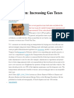 Are Current Gasoline Taxes–Both State and Federal–the Best Way to Pay for Needed Transportation Expansion and Improvements if Not, What Should Replace Them