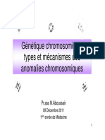 004 - Types Et Mécanismes Des Anomalies Chromosomiques