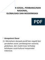 Perubahan Sosial, Pembangunan Nasional