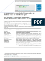 Development of a customized whiteness index for dentistry based on CIELAB color space