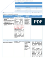 Sesión de Aprendizaje de Matemática Eda 6